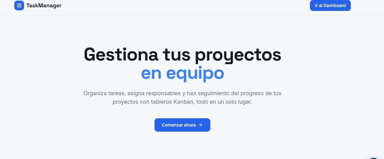 TaskManager - Gestión de Proyectos